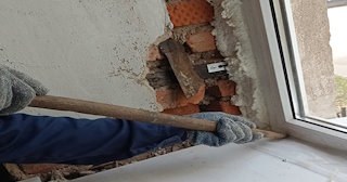 Демонтаж оконных откосов по выгодной цене от 524 руб. в Топках - Сварной-Тпк